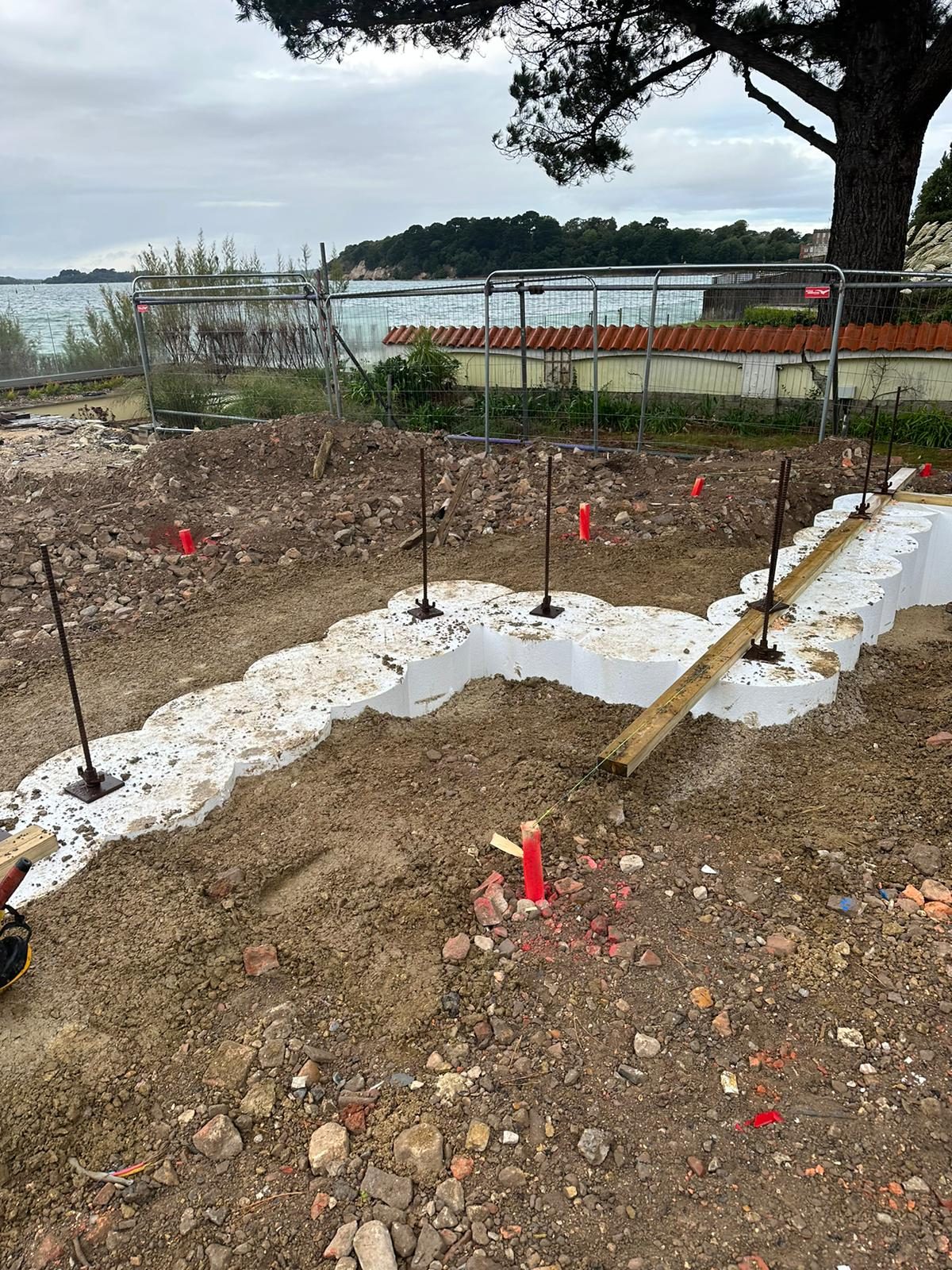 Piled foundation installation