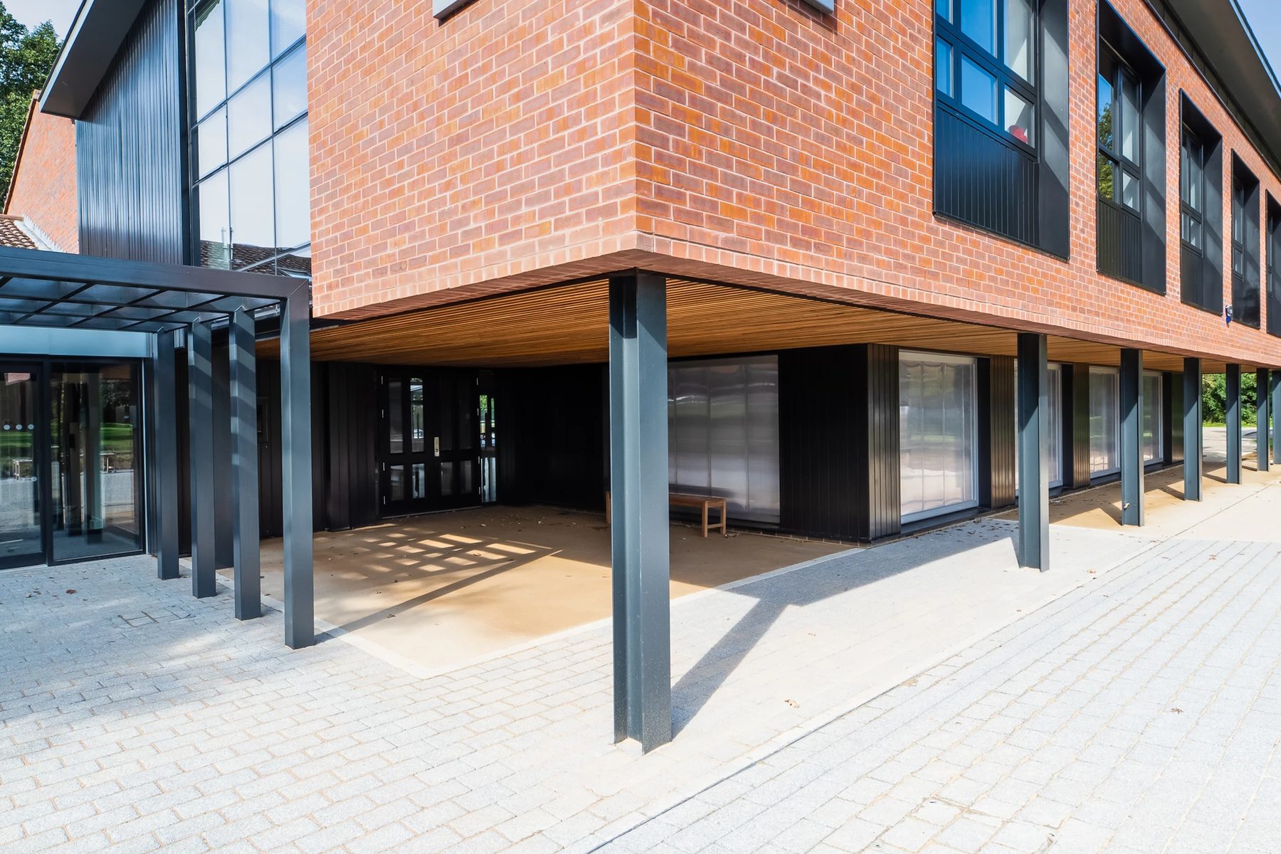 School building exterior